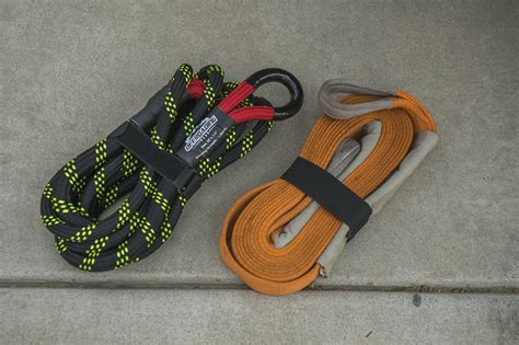 recovery rope vs tow strap